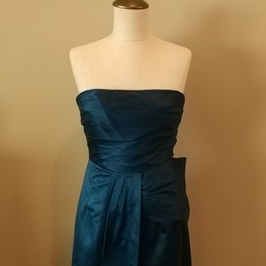 BCBGMaxAzria Blue Silk Formal